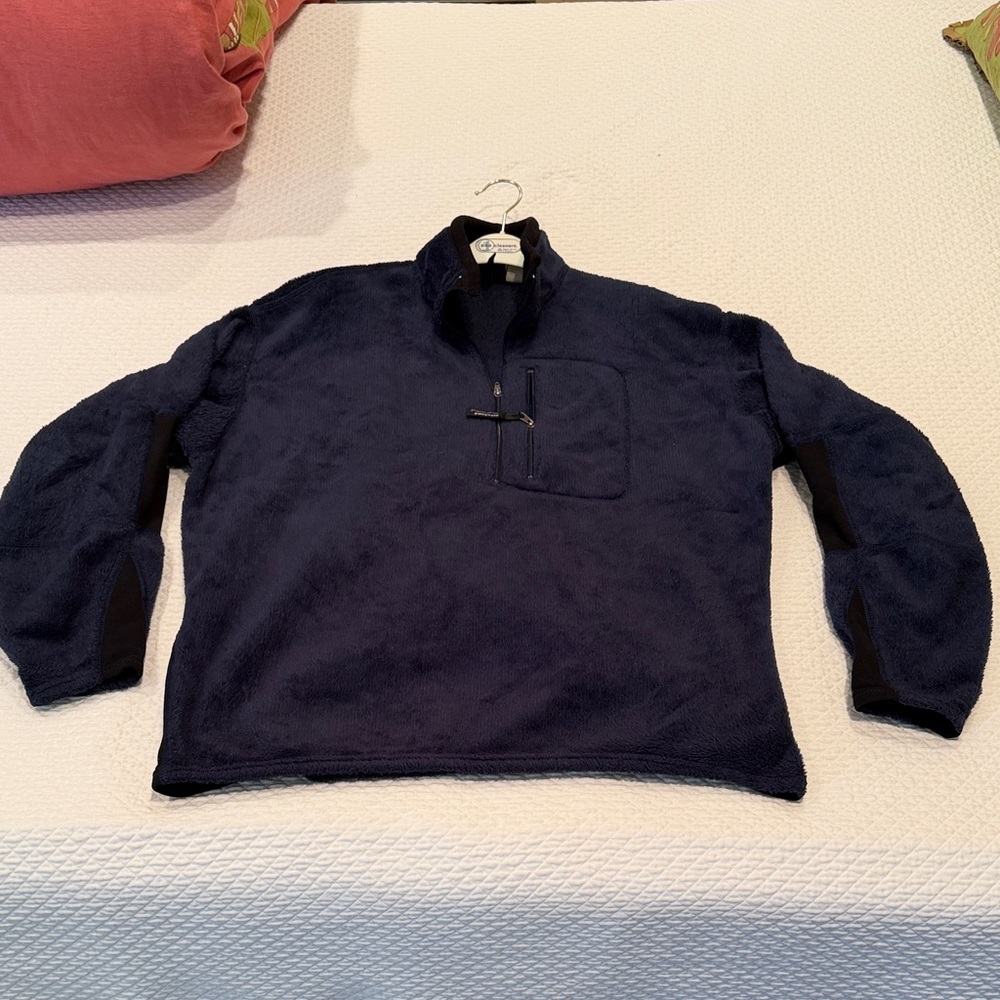 Navy Blue Patagonia Fleece Pullover